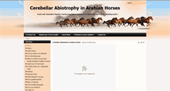 Desktop Screenshot of cerebellar-abiotrophy.org